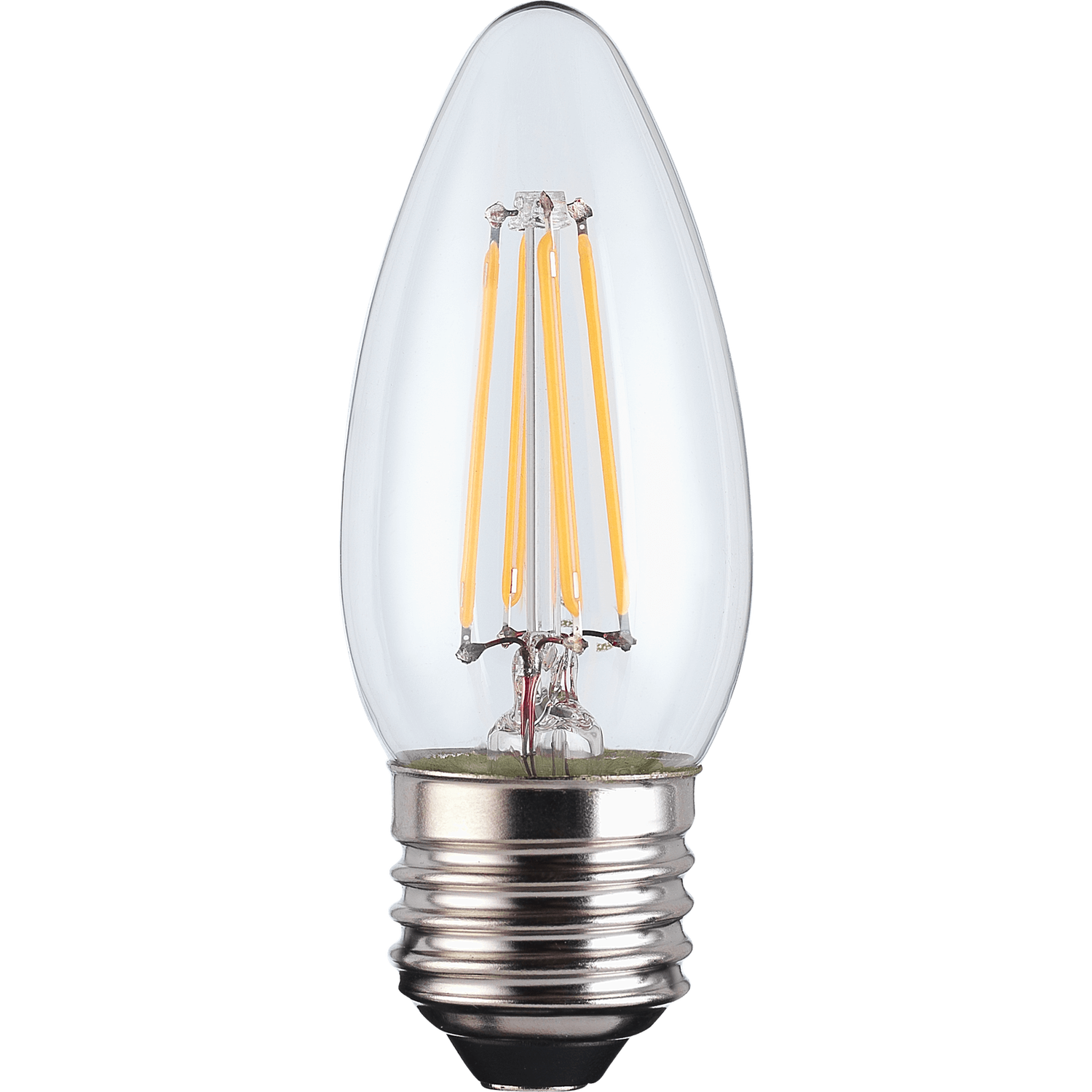 LED Filament Candle 4W E27 Clear Light Bulb 3 LED Filament Candle 4W E27 Clear Light Bulb
