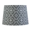 Patterned Tapered Lamp Shade - Grey -NEBO Store 12812945 2034831963084479