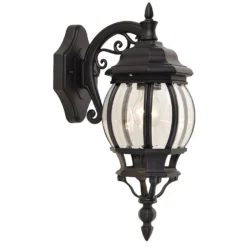Lutec Canterbury E27 Outdoor Wall Lantern - Black 7 Lutec Canterbury E27 Outdoor Wall Lantern - Black -NEBO Store 12819092 1484949813505852