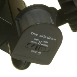 Lutec Shrimp Twin Head Outdoor LED PIR Wall Light - Black -NEBO Store 12819186 1564832982861864