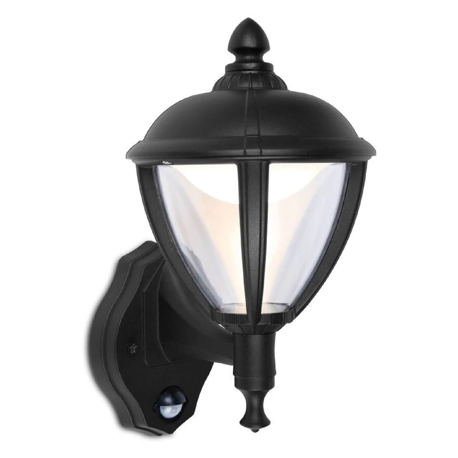 Lutec Unite LED PIR Outdoor Wall Light - Black 4 Lutec Unite LED PIR Outdoor Wall Light - Black - Image 2