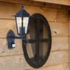 Lutec Corniche PIR Outdoor Wall Lantern - Black -NEBO Store 12819204 2325004492116271