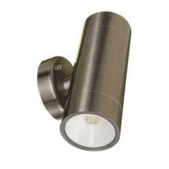Lutec Rado Up & Down Outdoor Wall Light - Stainless Steel -NEBO Store 12819217 1064832982326397
