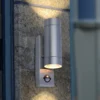 Lutec Rado Up/Down PIR Outdoor Wall Light - Stainless Steel -NEBO Store 12819275 1544952877381213