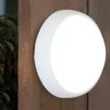 Lutec Slim Outdoor Wall Light - White -NEBO Store 12819279 1104952694711069