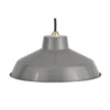 Retro Metal Easy Fit Pendant Light Shade - Grey -NEBO Store 12819599 5794831916652279