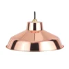 Retro Metal Easy Fit Pendant Light Shade - Copper