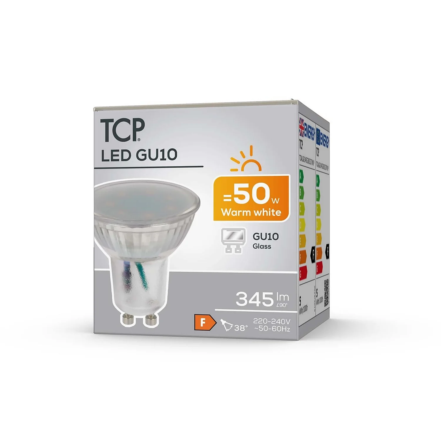 TCP LED Glass GU10 50W Warm 4 TCP LED Glass GU10 50W Warm - Image 2