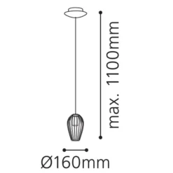 Eglo Newtown Pendant Ceiling Light - Black -NEBO Store 12828084 2104832953542465