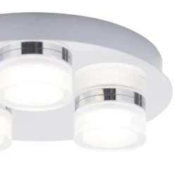Amalfi 3 Plate LED Flush - Chrome -NEBO Store 12831933 5724832981779977