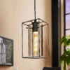 Eglo Loncino 1 Light Pendant Light - Black -NEBO Store 12836513 1884938959080080