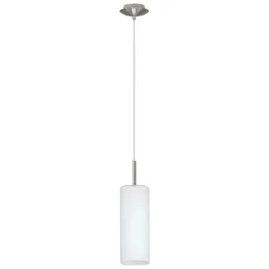 Eglo Troy 3 (1 Light) Pendant Light - Satin Nickel