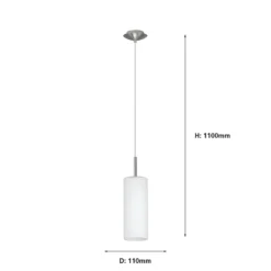 Eglo Troy 3 (1 Light) Pendant Light - Satin Nickel 8 Eglo Troy 3 (1 Light) Pendant Light - Satin Nickel -NEBO Store 12836613 1574833236247813