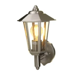 Lutec Grosvenor Stainless Steel Outdoor Wall Lantern -NEBO Store 12840505 1204833193740372
