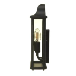 Lutec Holly Outdoor Wall Lantern - Black -NEBO Store 12840506 7084833193348359