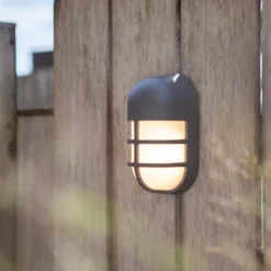 Lutec Bullo Outdoor Bulkhead Light - Anthracite -NEBO Store 12840632 2134952694885864