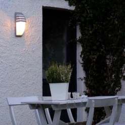 Lutec City Outdoor Bulkhead Wall Light - Anthracite -NEBO Store 12840643 1054952694850872