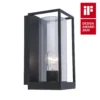 Lutec Flair Flush Outdoor Wall Light - Black 1 Lutec Flair Flush Outdoor Wall Light - Black -NEBO Store 12840647 1164831603453047