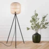 Eglo Bordesley Wooden Floor Lamp -NEBO Store 12879397 1144938652836777