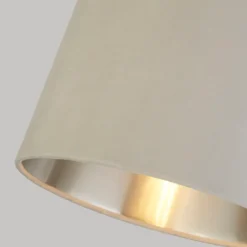 House Beautiful Samet Velvet Drum Shade - Grey - 30cm -NEBO Store 12882900 1904861162040757