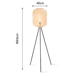 Reid Bamboo Floor Lamp -NEBO Store 12891604 6124860401921586
