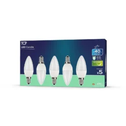 TCP Led Candle 40w Ses Daylight Dimmable Bulb 5pk 8 TCP Led Candle 40w Ses Daylight Dimmable Bulb 5pk -NEBO Store 12891724 4874974963880950