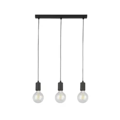 Jay 3 Light Ceiling Fitting - Charcoal -NEBO Store 12908187 4044936635544920
