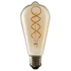 TCP Decorative Lightbulb Soft Filament ST64 Cage ES 4W/23W Warm Amber 1 Pack -NEBO Store 12968021 1944853931462477