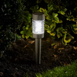 Smart Garden Stainless Steel Solar Stake Light - Pack Of 4