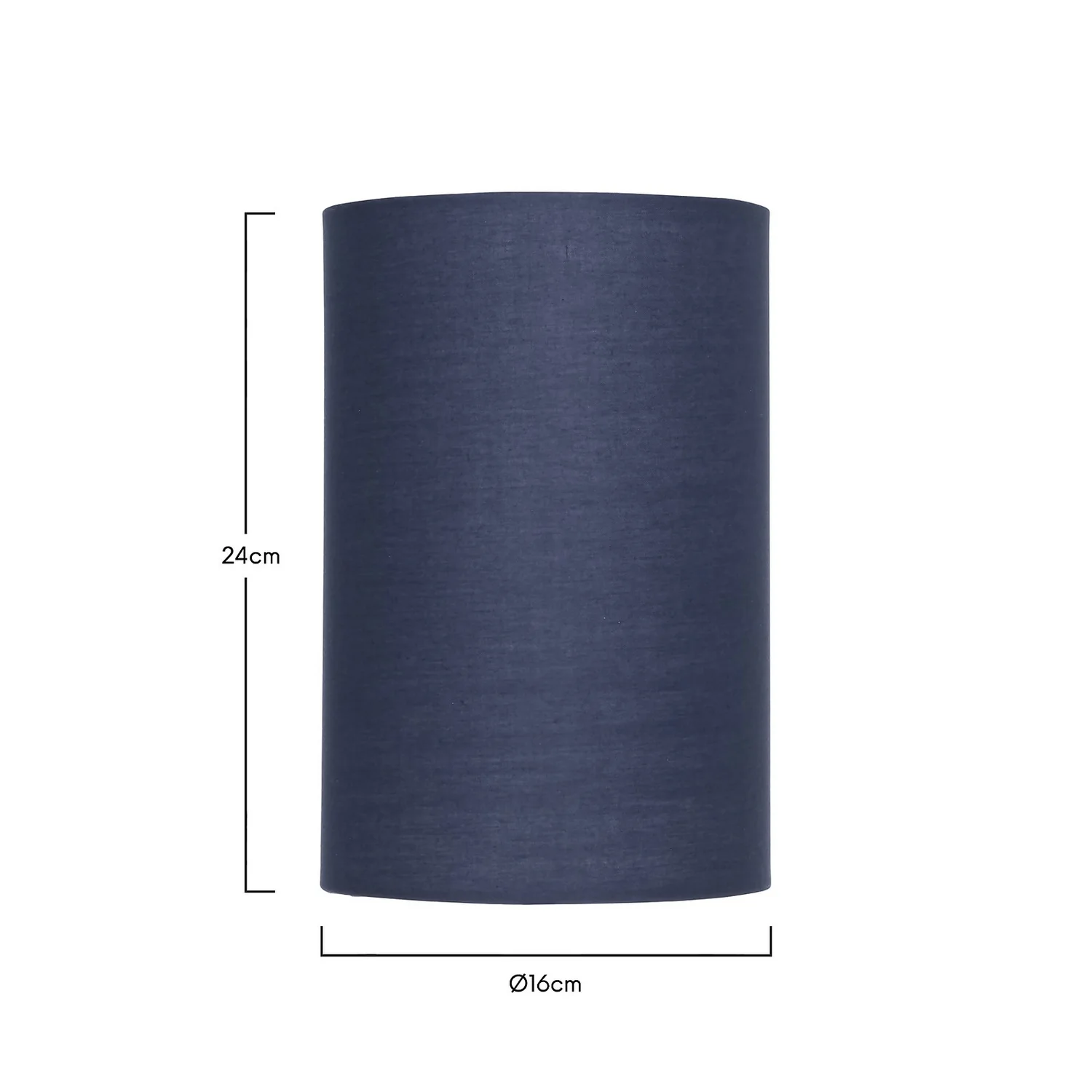 Clyde Navy Cylinder Shade - 16cm 7 Clyde Navy Cylinder Shade - 16cm - Image 5