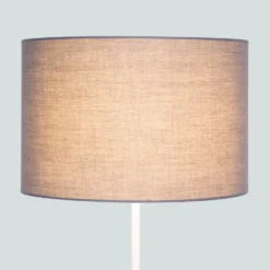 Clyde Charcoal Drum Shade - 30cm -NEBO Store 13139390 1934900551686517