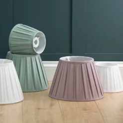 Raye Fig Pleated Taper Silk Shade - 30cm 17 Raye Fig Pleated Taper Silk Shade - 30cm -NEBO Store 13139391 1294944148205037