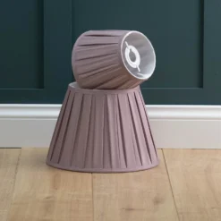 Raye Fig Pleated Taper Silk Shade - 30cm 15 Raye Fig Pleated Taper Silk Shade - 30cm -NEBO Store 13139391 4084944148113660