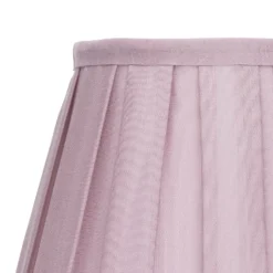 Raye Fig Pleated Taper Silk Shade - 20cm -NEBO Store 13139393 3404900556037588