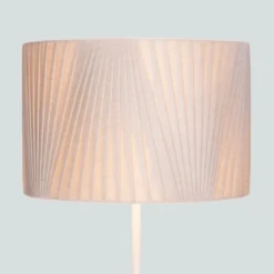 Raye Champagne Drum Pleated Silk Shade - 30cm 12 Raye Champagne Drum Pleated Silk Shade - 30cm -NEBO Store 13139396 1484900555283793