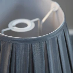 Raye Dove Pleated Taper Silk Shade - 30cm 16 Raye Dove Pleated Taper Silk Shade - 30cm -NEBO Store 13139400 1214944148100124