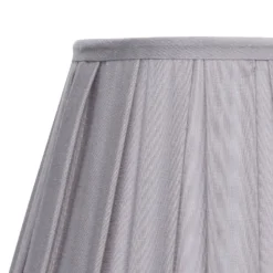 Raye Dove Pleated Taper Silk Shade - 30cm 14 Raye Dove Pleated Taper Silk Shade - 30cm -NEBO Store 13139400 6534900556749386