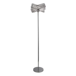 Dita 2 Band Chrome Floor Lamp -NEBO Store 13157967 5364911165083880