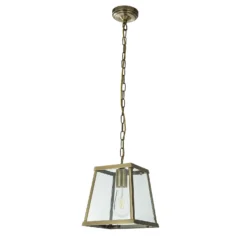 Bellevue 1 Light Industrial Pendant - Brass -NEBO Store 13157969 5694911164479458