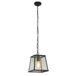 Bellevue 1 Light Industrial Pendant - Black -NEBO Store 13177664 1114976242594773