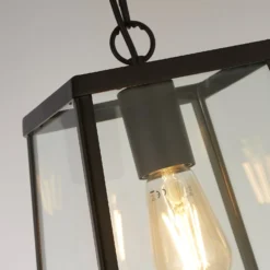 Bellevue 1 Light Industrial Pendant - Black -NEBO Store 13177664 6934976242770429