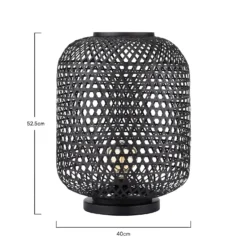 Reid Black Floor Lantern -NEBO Store 13191224 1674896452379036