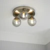 Orb 3 Light Flush Pendant - Nickel Smoke 2 Orb 3 Light Flush Pendant - Nickel Smoke -NEBO Store 13208301 1784896913741920