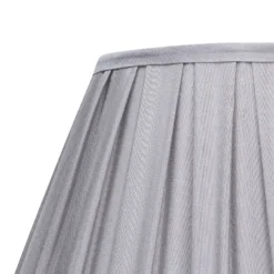 Raye Dove Pleated Taper Silk Shade - 40cm -NEBO Store 13222466 1464946175834741