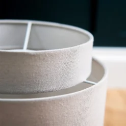 Finn Tier Drum Putty Linen Shade - 25cm -NEBO Store 13222467 1714944148473084