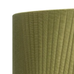 Raye Olive Drum Pleated Silk Shade - 45cm -NEBO Store 13222472 7114901095660740