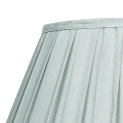 Raye Duck Egg Pleated Taper Silk Shade - 40cm -NEBO Store 13222473 1844946174476998