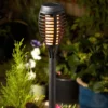 Party Flame Effect Solar Garden Torch - 4 Pack -NEBO Store 13280799 1675042101628214