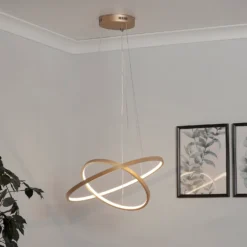 Malibu LED Double Ring Ceiling Pendant Light - Bamboo -NEBO Store 13445411 1705042050562130