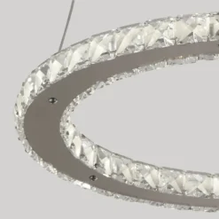 Atlanta LED Single Tier Ceiling Pendant Light - Chrome -NEBO Store 13445413 1524976242138098